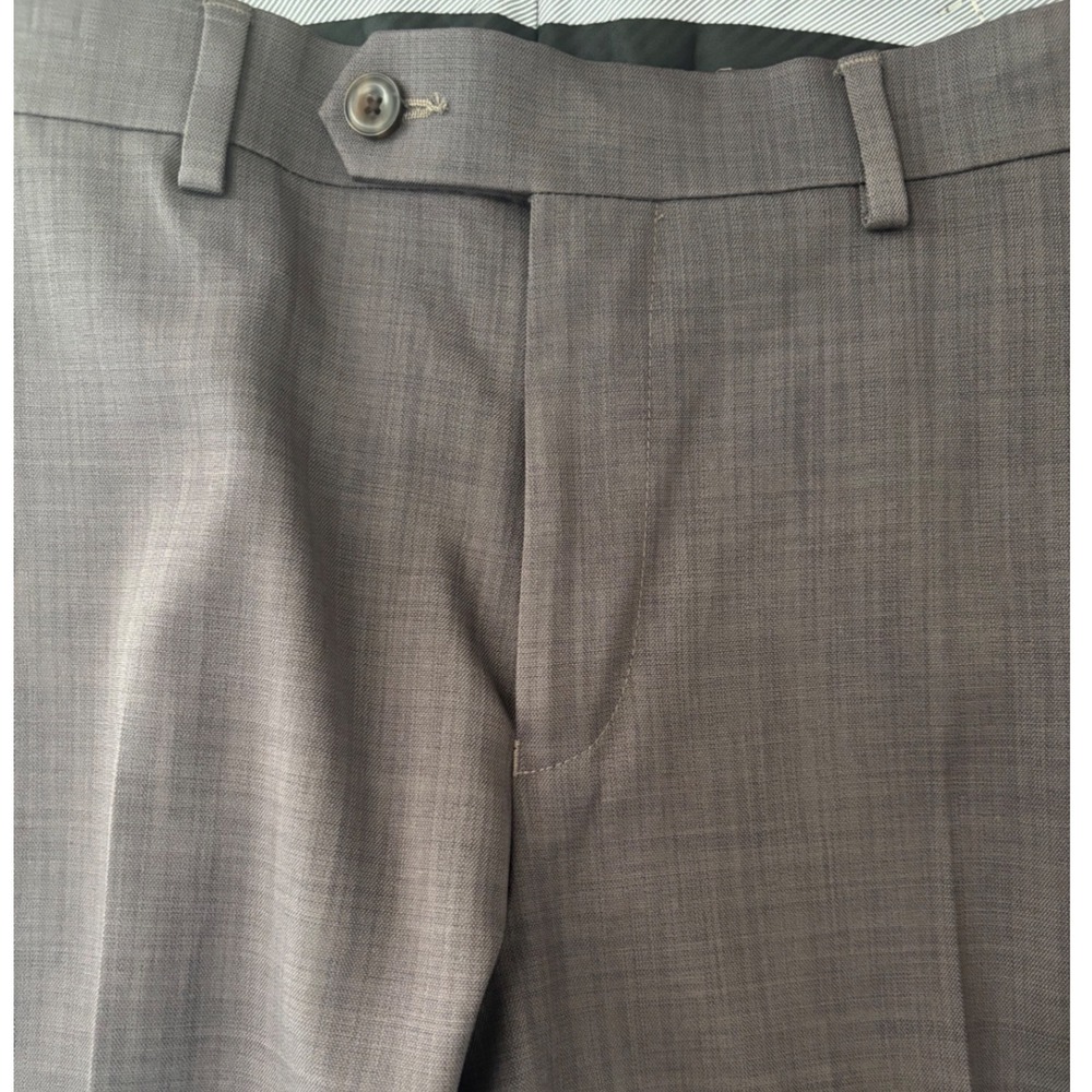 Michael Kors Monroe Dress Pants Mens 32x30 Light Brown Stretch Performance NEW - Picture 9 of 11